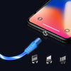 Colorful streamer magnetic data cable