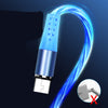 Colorful streamer magnetic data cable