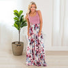 Printed maxi dress