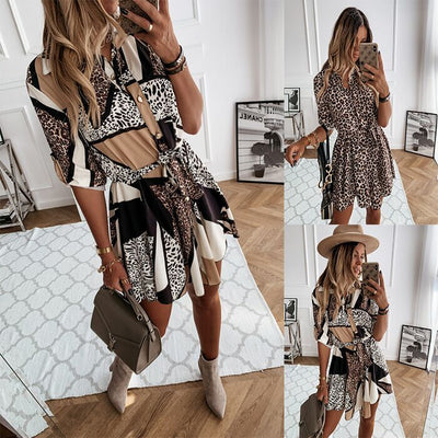 Long Sleeve Fashion Shirt Dress