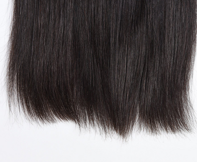 European hair curtain real hair wig