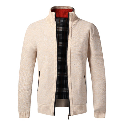 Sweatercoat Thick Cardigan Sweater Coat Men